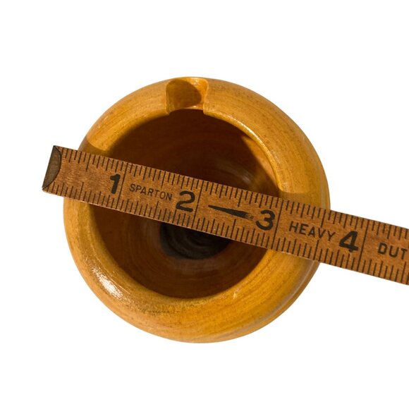 Vintage Wooden Honey Jar With Lid Pineapple Beehive Design - Picture 9 of 9